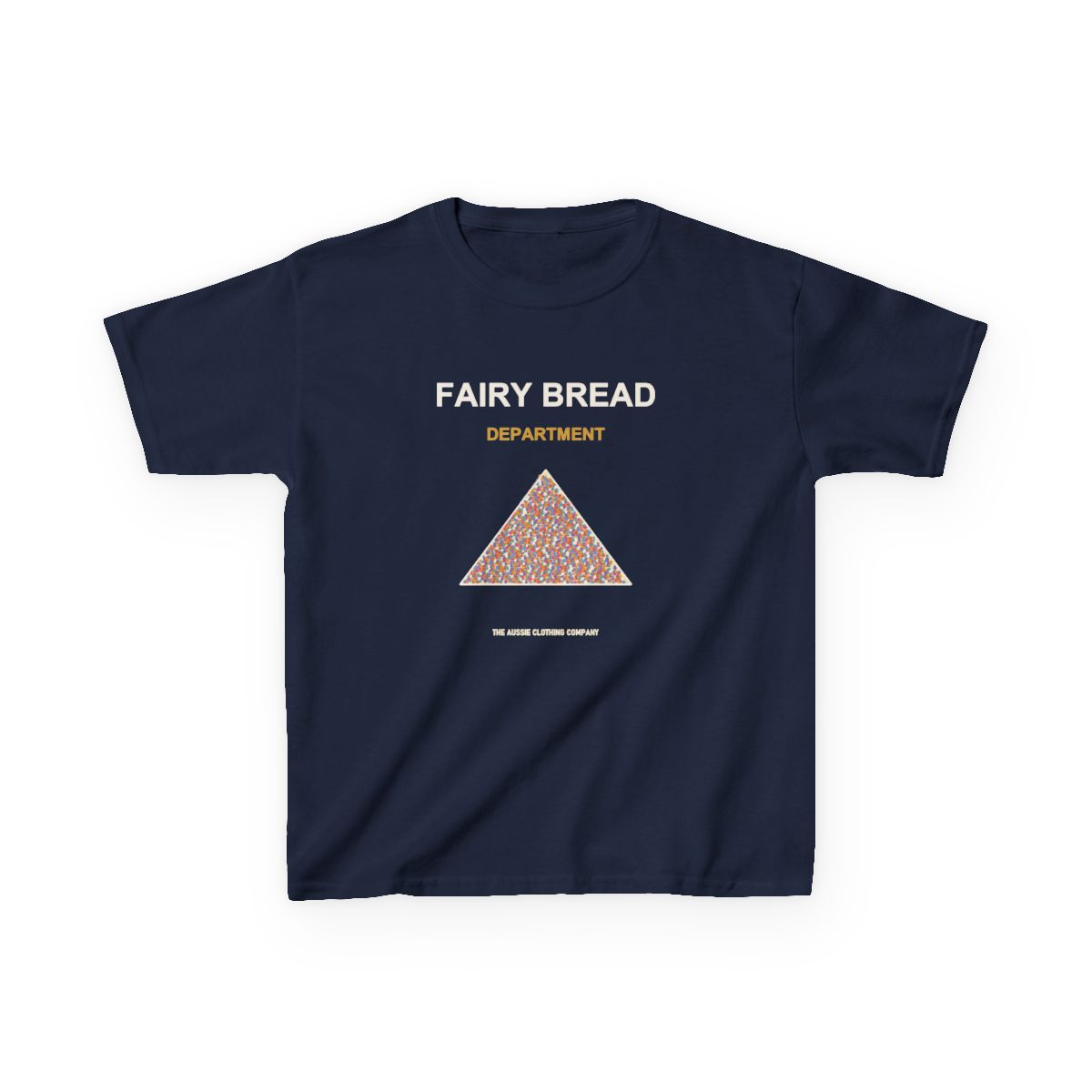 Fairy Bread Department Youth Tee - Navy - front