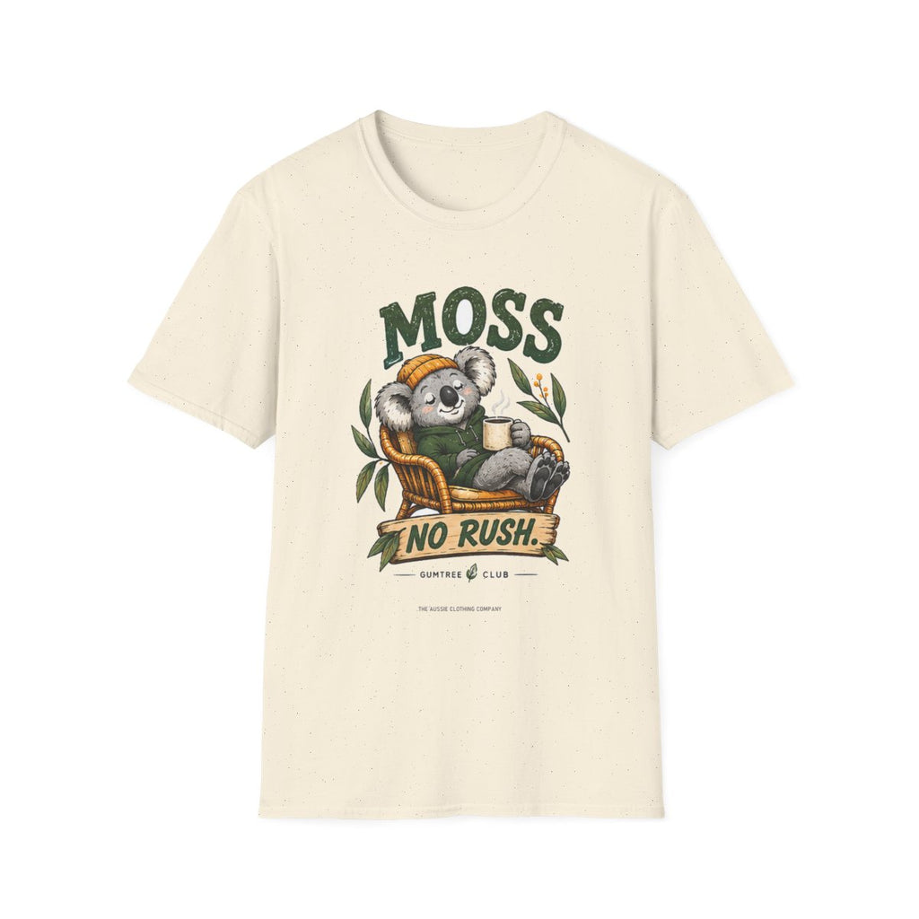 Gumtree Club - Moss - NO RUSH. Tee - Natural - front