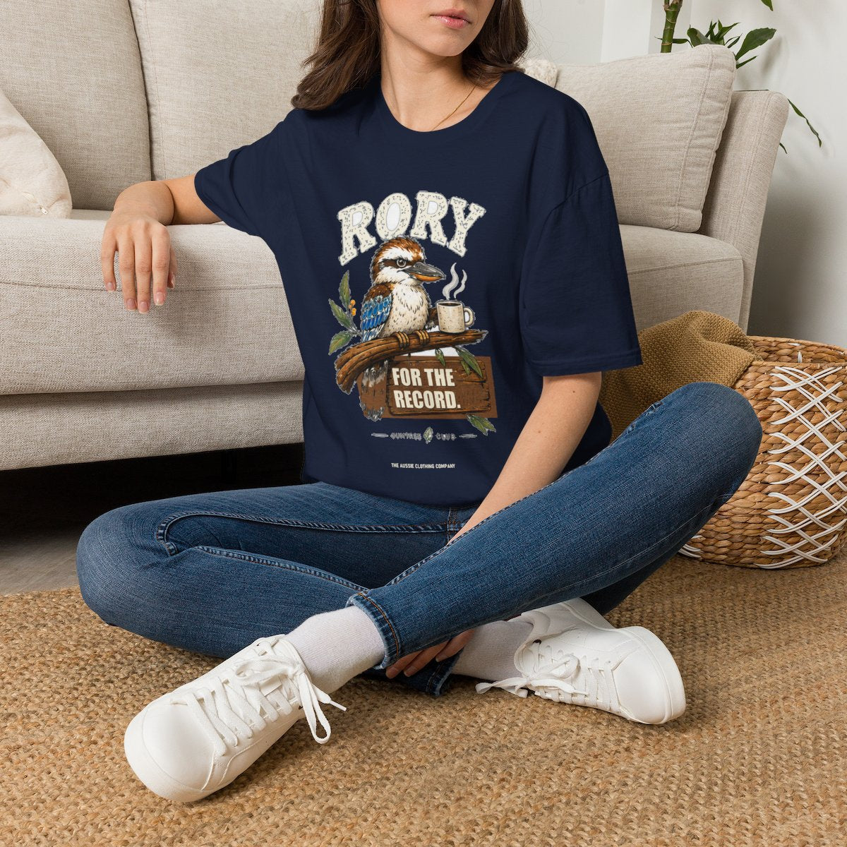 Gumtree Club - Rory - FOR THE RECORD. Tee - Navy - lifestyle