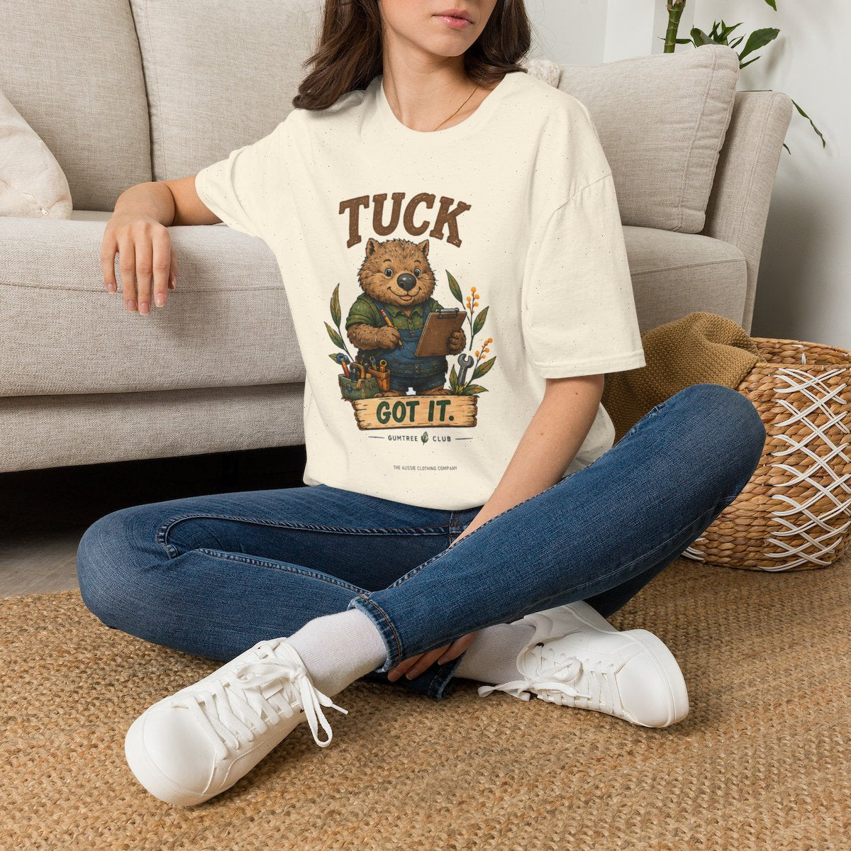 Gumtree Club - Tuck - GOT IT. Tee - Natural - lifestyle