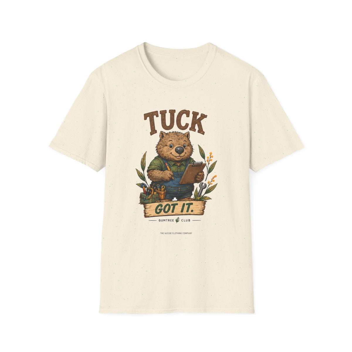 Gumtree Club - Tuck - GOT IT. Tee - Natural - front