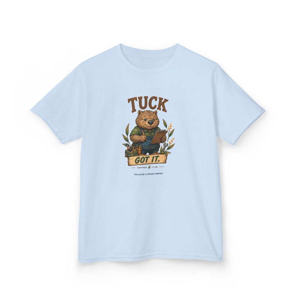 Gumtree Club — Tuck — GOT IT. Youth Tee - Light Blue - front-2