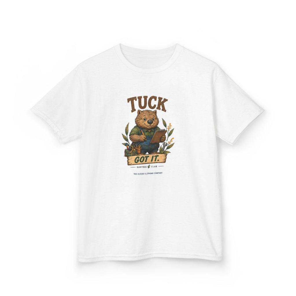 Gumtree Club — Tuck — GOT IT. Youth Tee - White - front-2