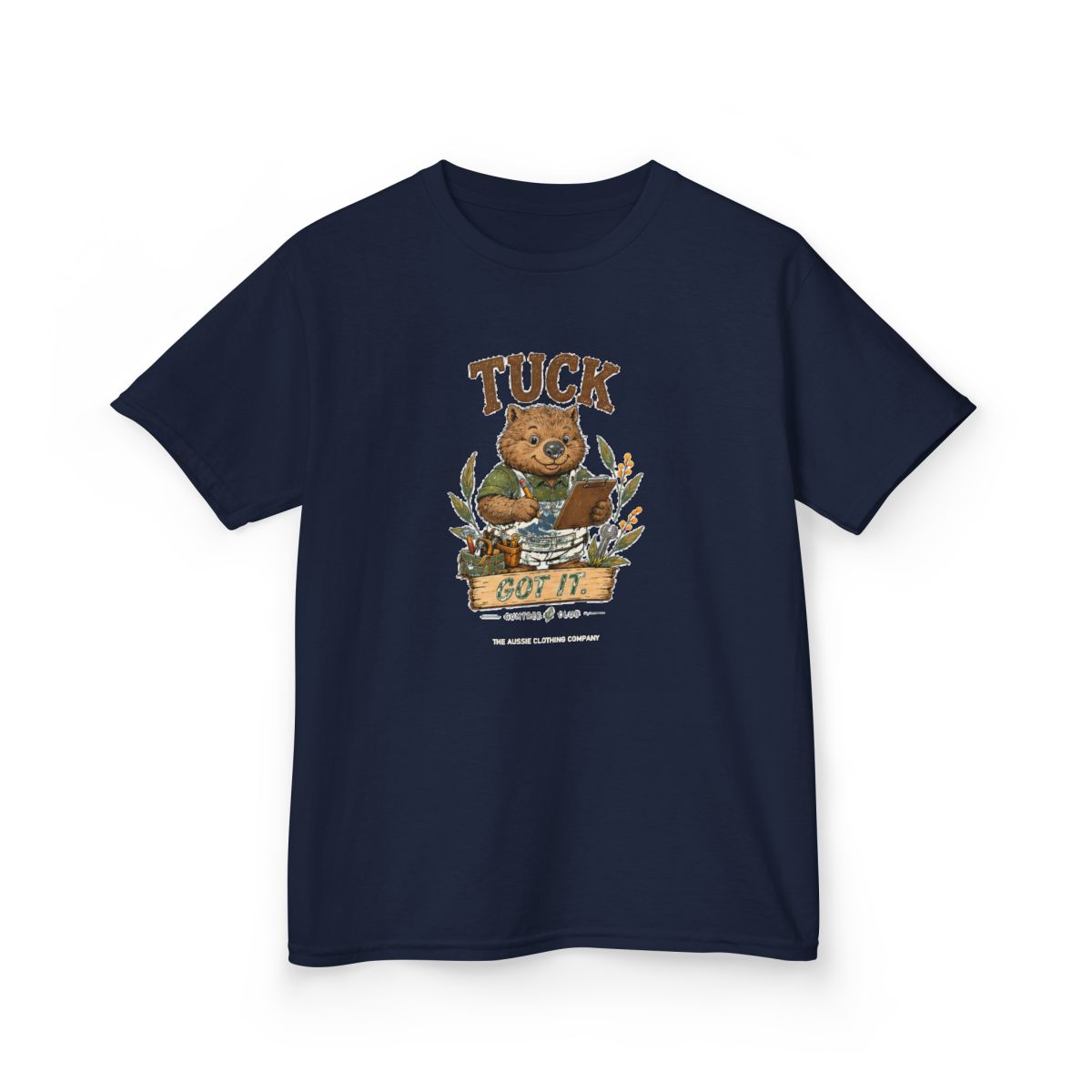Gumtree Club — Tuck — GOT IT. Youth Tee - Navy - front-2
