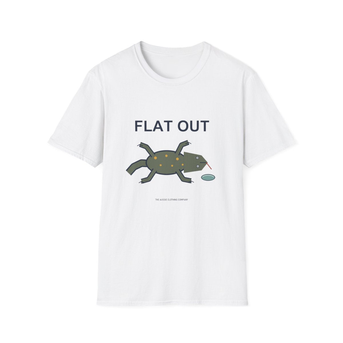 Flat Out Tee - White - front