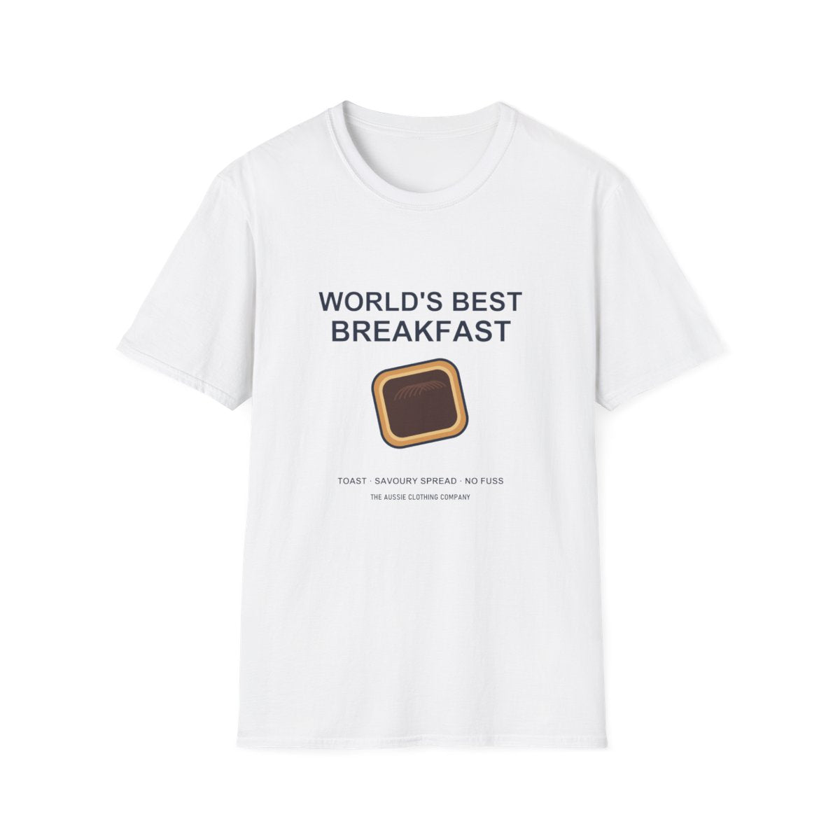 World's Best Breakfast Tee - White - front