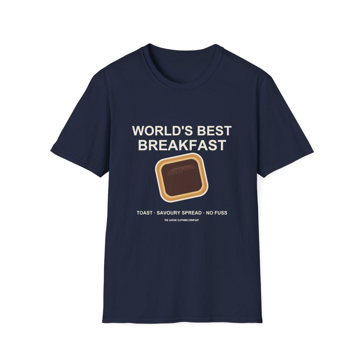 World's Best Breakfast Tee - Navy - front