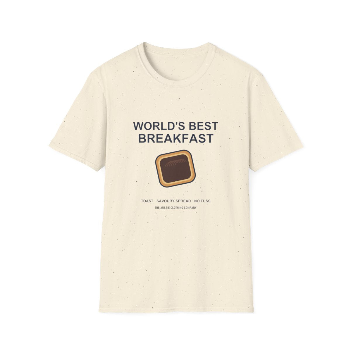 World's Best Breakfast Tee - Natural - front
